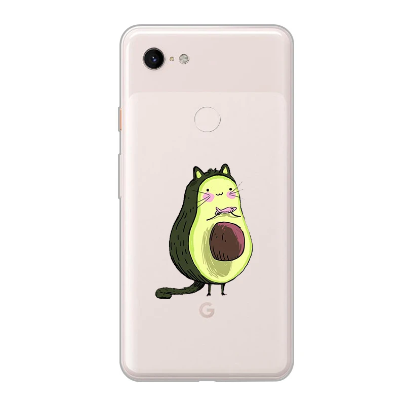 ciciber New Fashion Phone Cases For Google Pixel 3 2 XL Case Soft TPU Back Cover for 3XL 2XL Cartoon Animal Cat Pig Fundas |