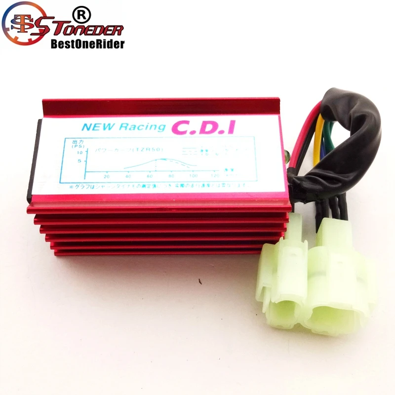 Stator Магнето гоночный катушка зажигания 6 контакты провода AC CDI Коробка для китайских GY6 50cc двигатель Мопед Скутер ATV Quad