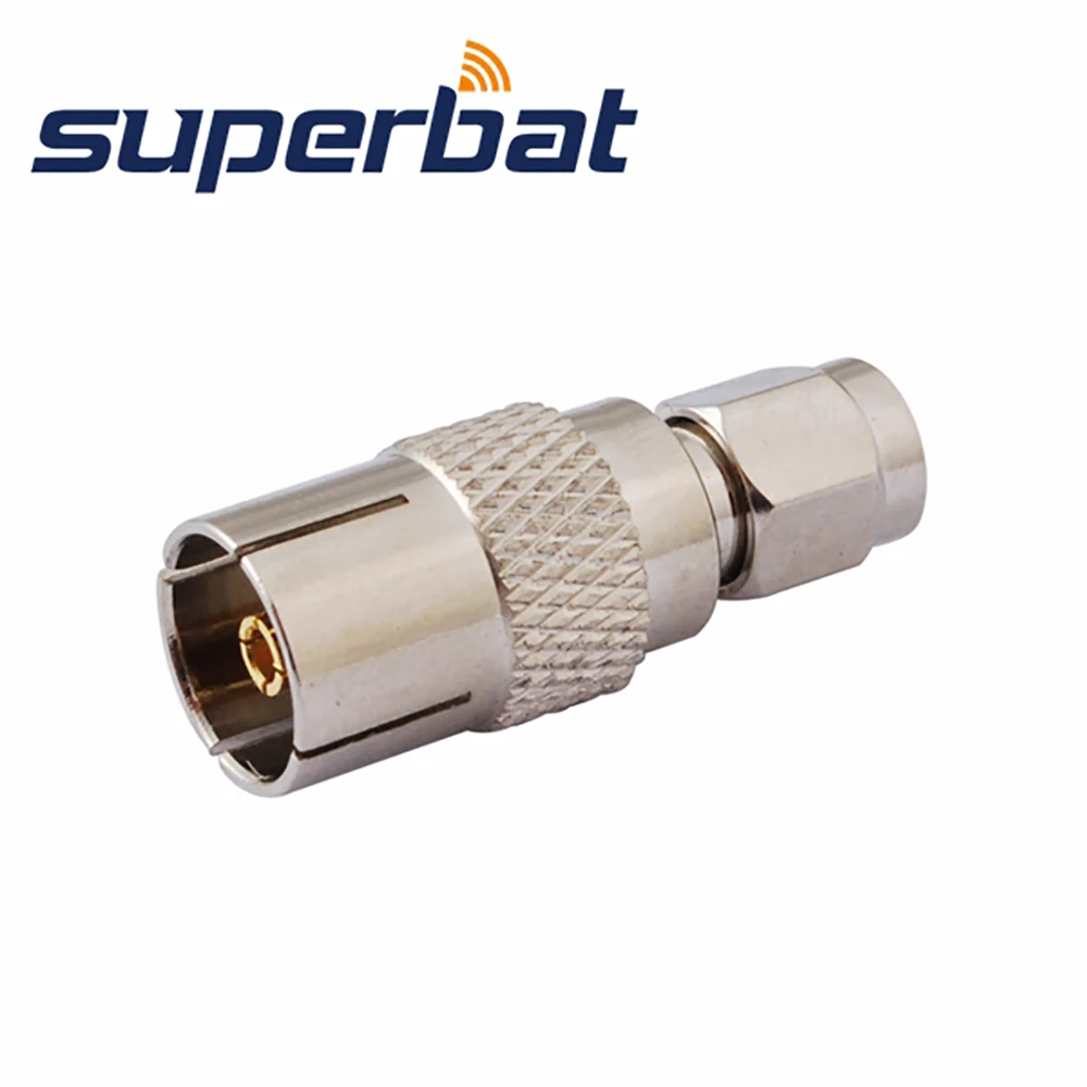 Superbat DVB T TV антенна тюнера адаптер SMA разъем к разъему RF коаксиальный разъем|antenna
