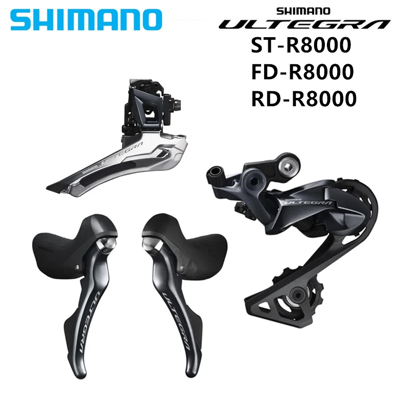 Shimano ULTEGRA R8000 Groupset 2x11S дорожные велосипедные переключатели FD + RD ST R8000|Велосипедный