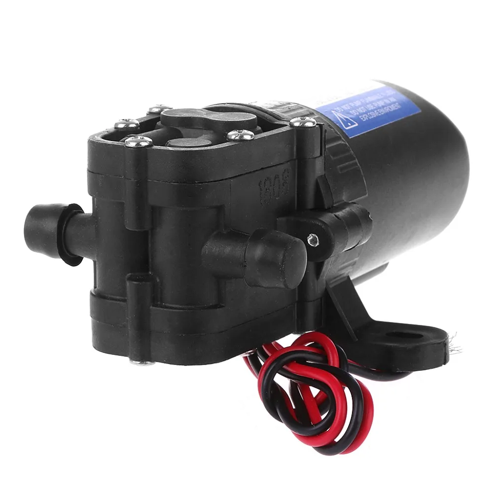 DC 12V 3.5L/мин 0.48MPa 70 PSI диафрагма высокого давления самовсасывающий водяной насос