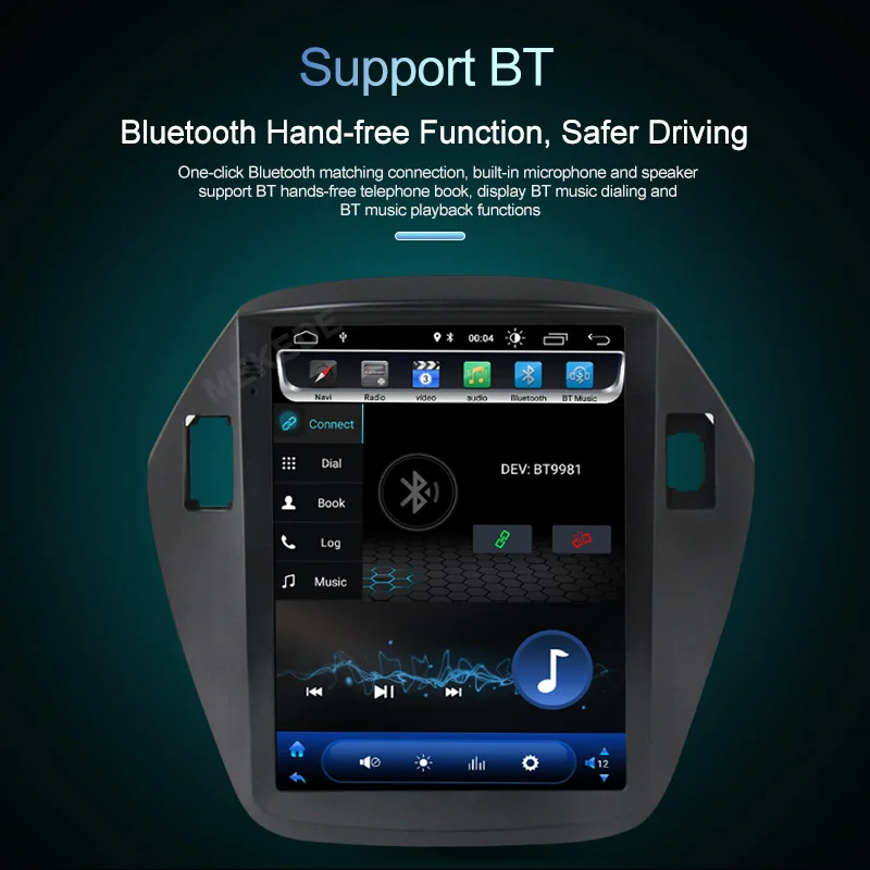 MEKEDE Tesla стиль 10 1 ''ips экран Android 8 Автомобильная dvd навигационная система аудио