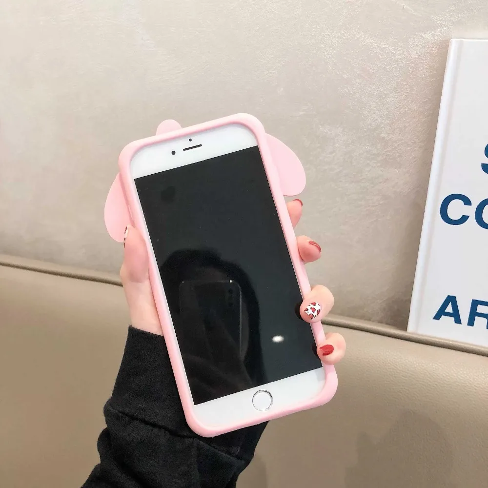 Милый японский мультфильм Sanrio Cinnamoroll My Melody Мягкий силиконовый чехол для iphone 6 6splus 7