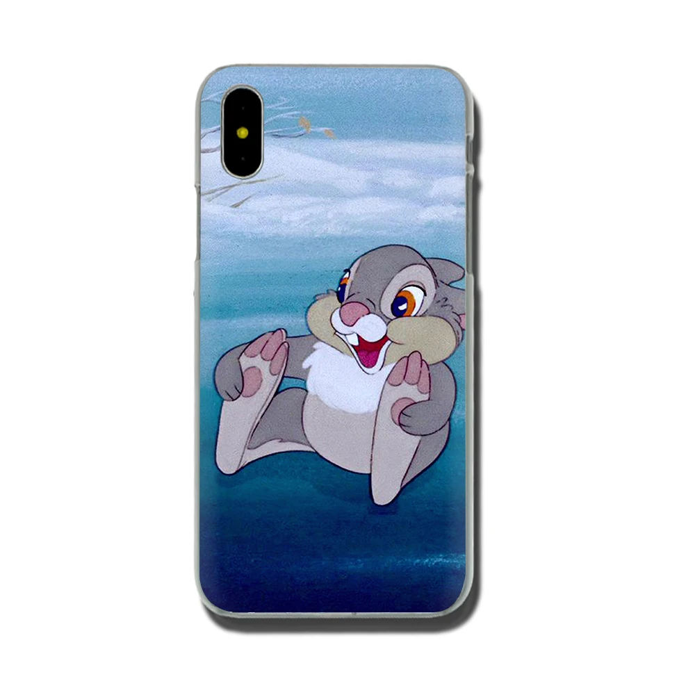 H8 Жесткий чехол Bambi Thumper для iphone 5 5s 6 6s 7 8 plus X XR XS MAX 11 pro Max - Цвет: H8