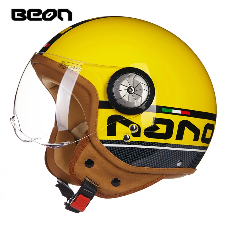BEON B-110 мотоциклетный шлем женский Электрический скутер винтажный Lucky star Moto cascos