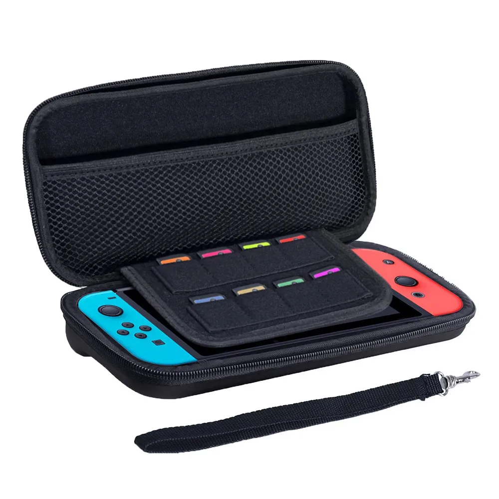 Сумка для хранения IVYUEEN, чехол для Kind Switch NS Console из закаленного стекла, защитный силиконовый чехол для Joy Con, контроллер