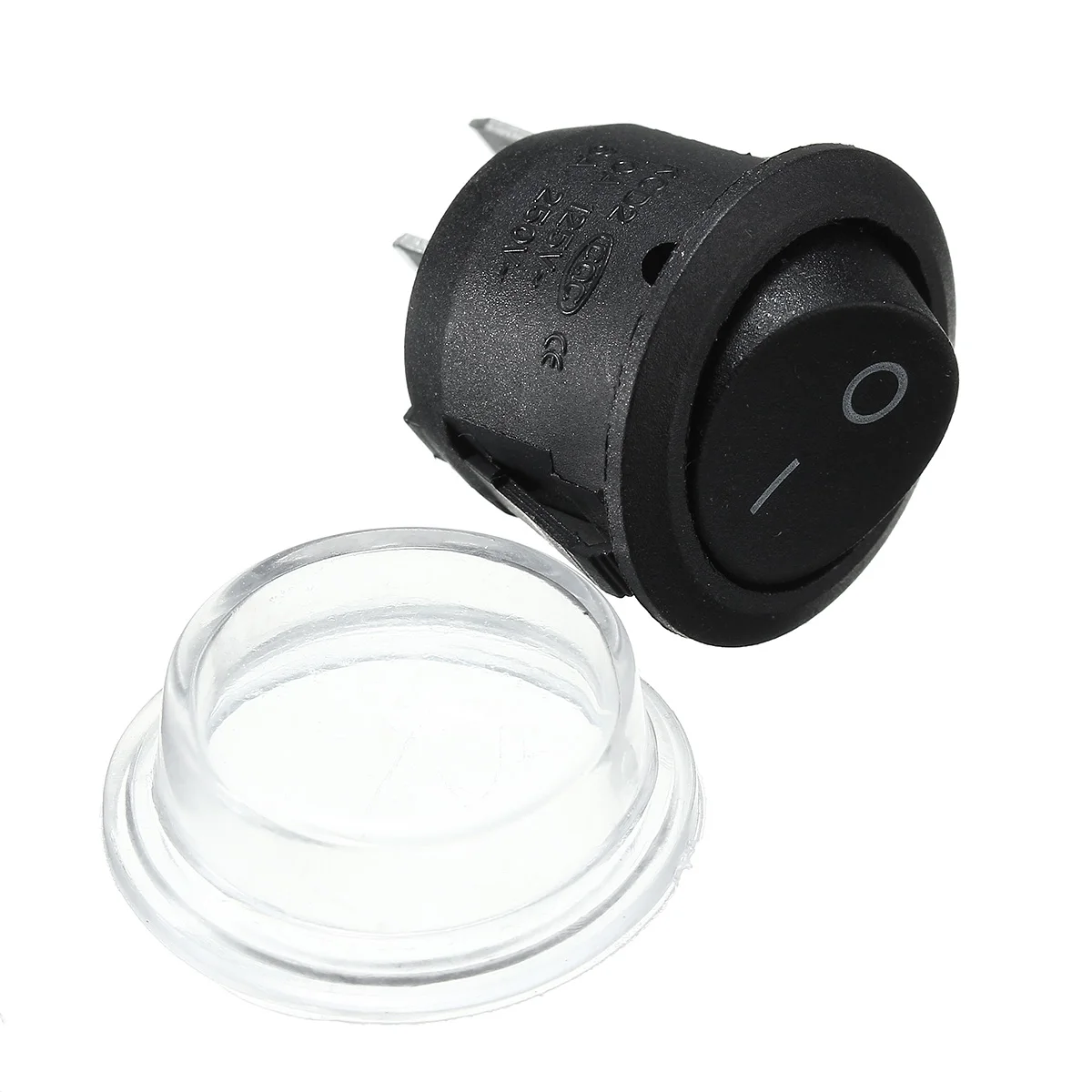 5 шт. маленький круглый выключатель SPST для лодки водонепроницаемая куртка