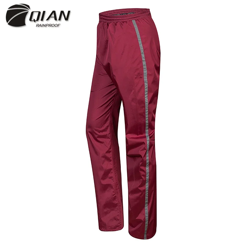 QIAN Impermeable Women/Men Rain Pants Double Layer Thicker Waterproof Windbreak Motorcycle Cycling Fishing Tour Raincoats | Дом и сад