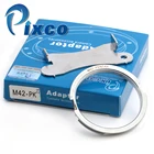 Фотоадаптер для объектива для фокуса Infinity M42 с винтовым креплением для Камеры Pentax для PK M42-PK Ring (серебристый)