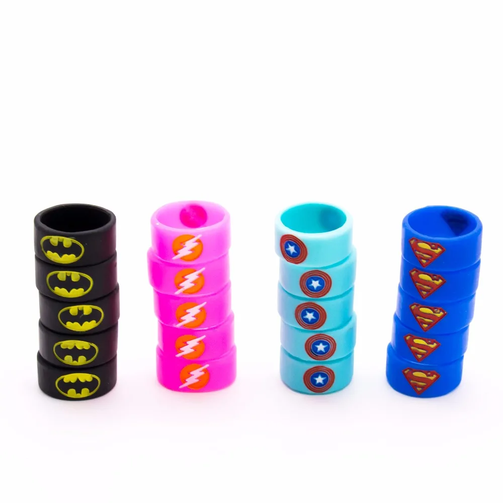 Volcanee 100 шт./лот Vape Band 22 мм декоративное и защитное силиконовое кольцо для