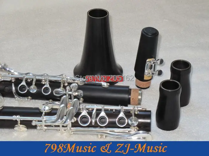 

17 клавиш, Профессиональная деревянная Черная кларнет из гренадиллы, новинка, AAAAA ++++
