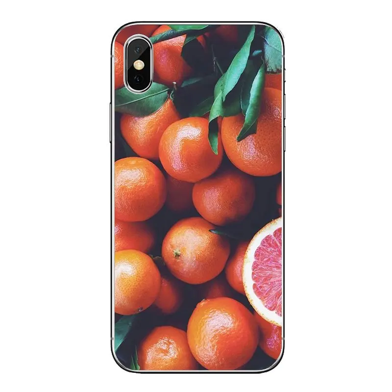 For Huawei Honor 8 8C 8X 9 10 7A 7C Mate 20 Lite Pro P Smart Plus Benefits Fresh Citrus Orange Fruit Pattern Soft Cases Cover |