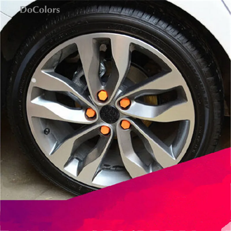 DoColors Car Wheel Hub Nuts Bolts Screw Cover case For Dodge Journey JUVC Charger DURANGO CBLIBER SXT DART