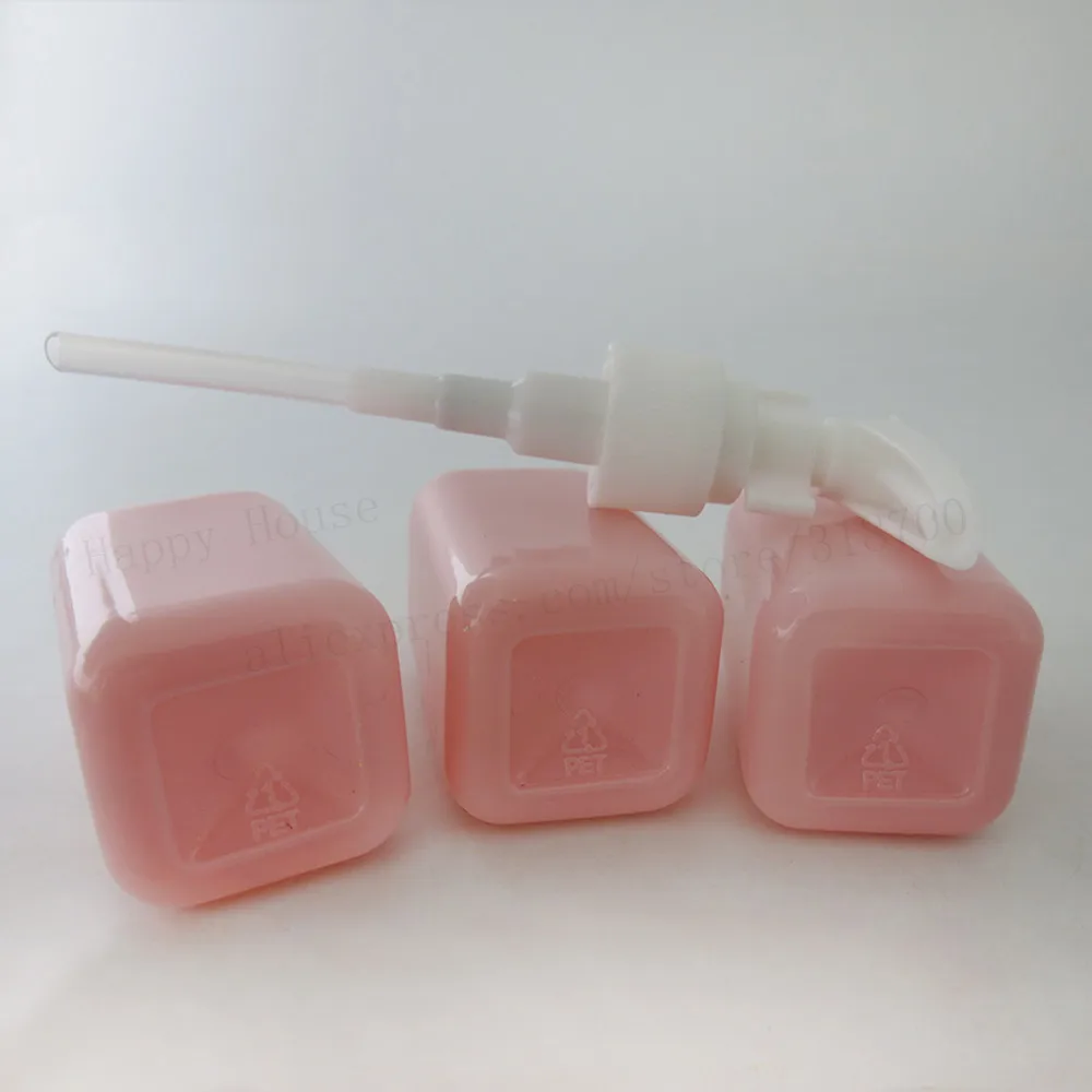 100x50 мл портативный розовый Наклонный плечевой шампунь дезинфицирующее средство