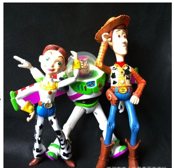 4 шт./компл. аниме игрушка 14 5 18 см Story 3 Базз Лайтер Woody Джесси ПВХ фигурку
