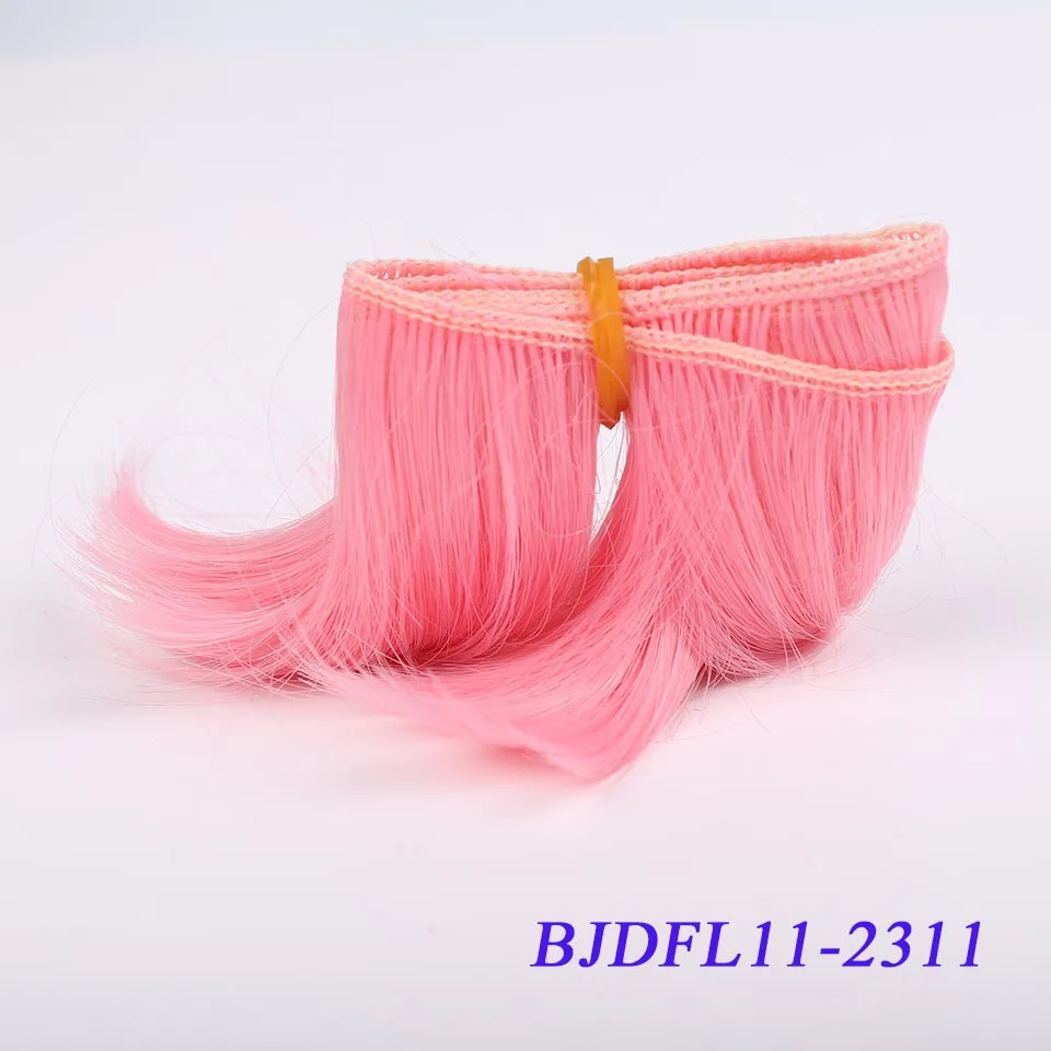 Bybrana 5 см* 100 см черный красный волосы парик BJD SD DIY парик для куклы