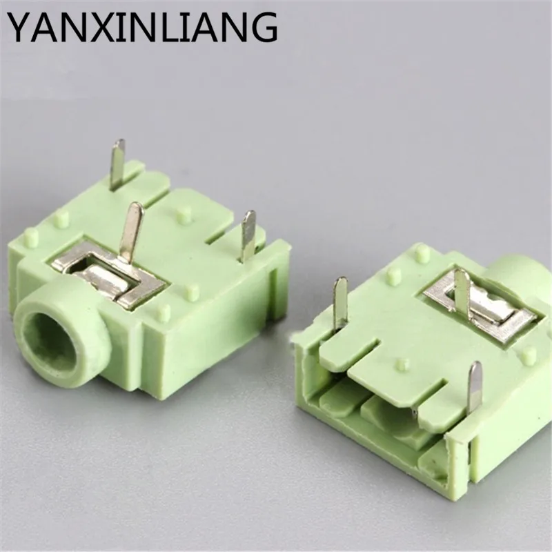 10 шт. PJ 307 PJ307 3 5 мм стерео разъем аудио PCB 3F07 5PIN зеленый|Соединители| |