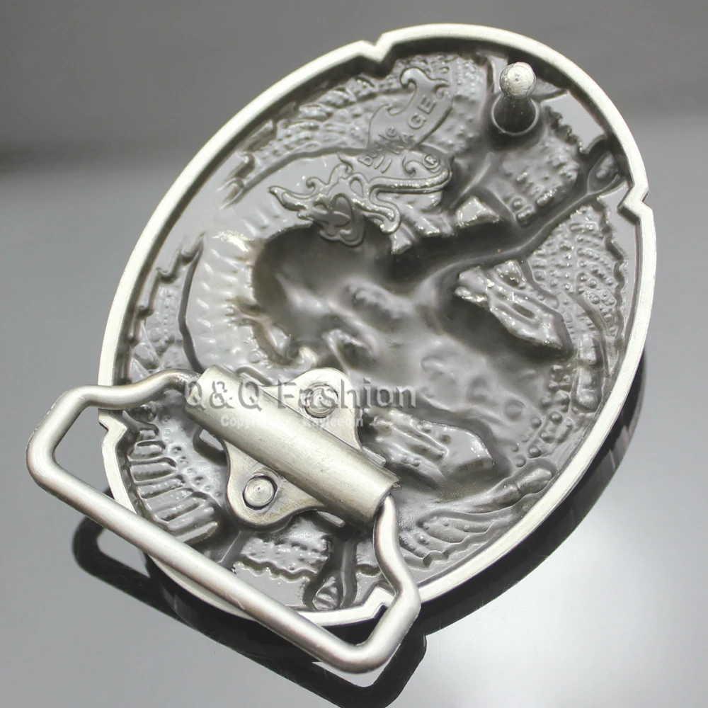 Antique Silver Plated 3D Belt Buckle for Men Jewelry Chief Nagual 2 Eagles Rodeo Leather Cinto Tactical | Аксессуары для одежды