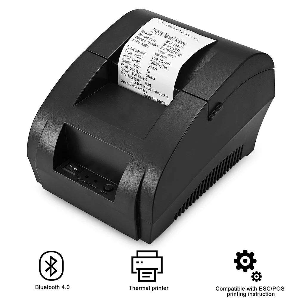 ZJ-5890 К мини 58 мм POS получения Термальность принтер с USB Порты и разъёмы для