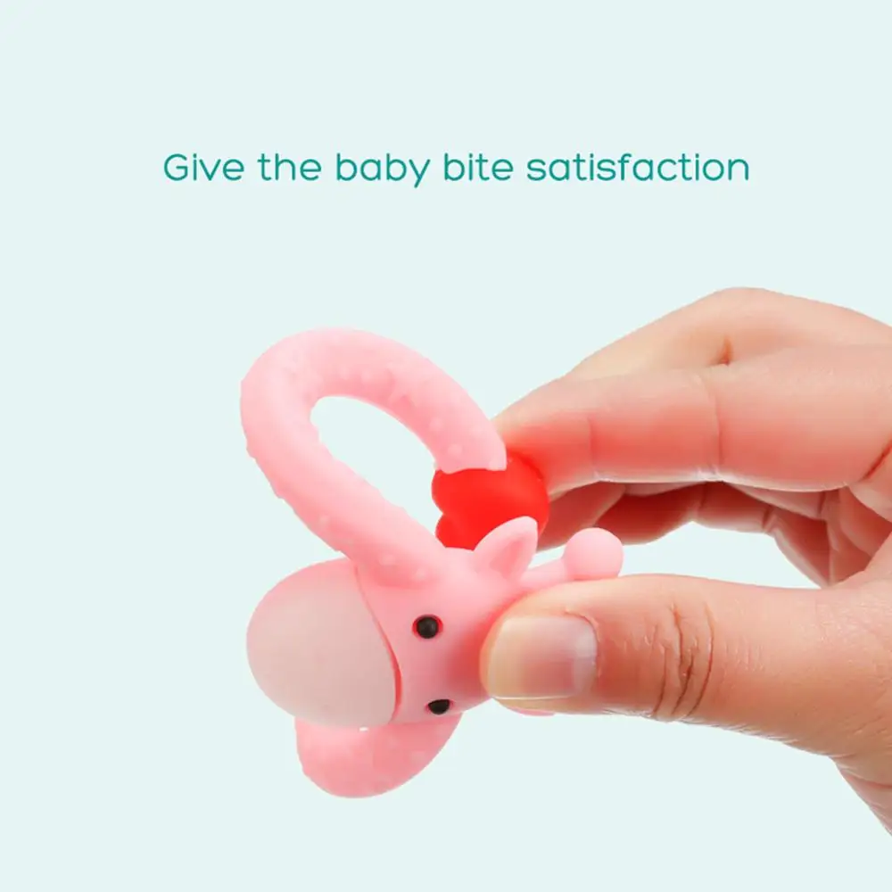 BPA бесплатные Силиконовые Прорезыватели для зубов продуктов Класс &quotсделай