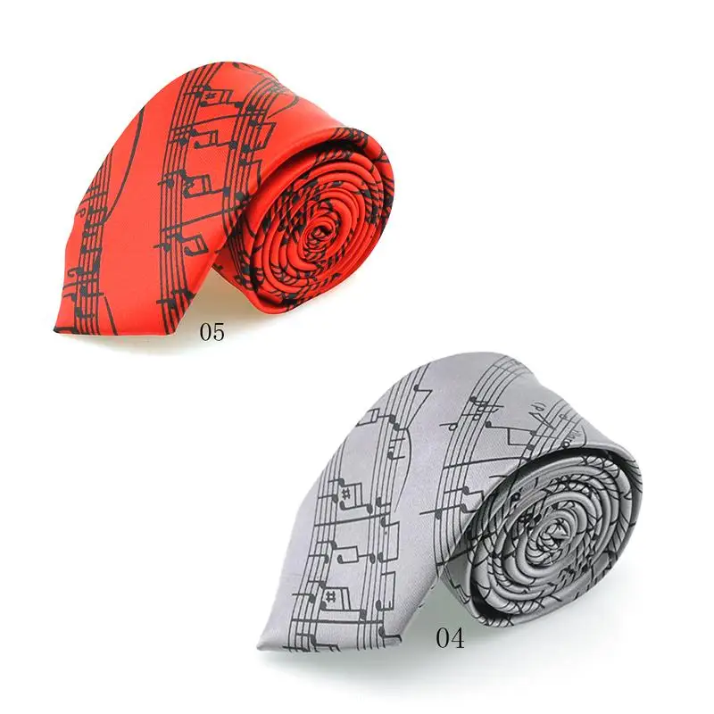 Галстук шириной 2 дюйма мужской галстук для вечерние Sound Spectrumd/Music смешанный