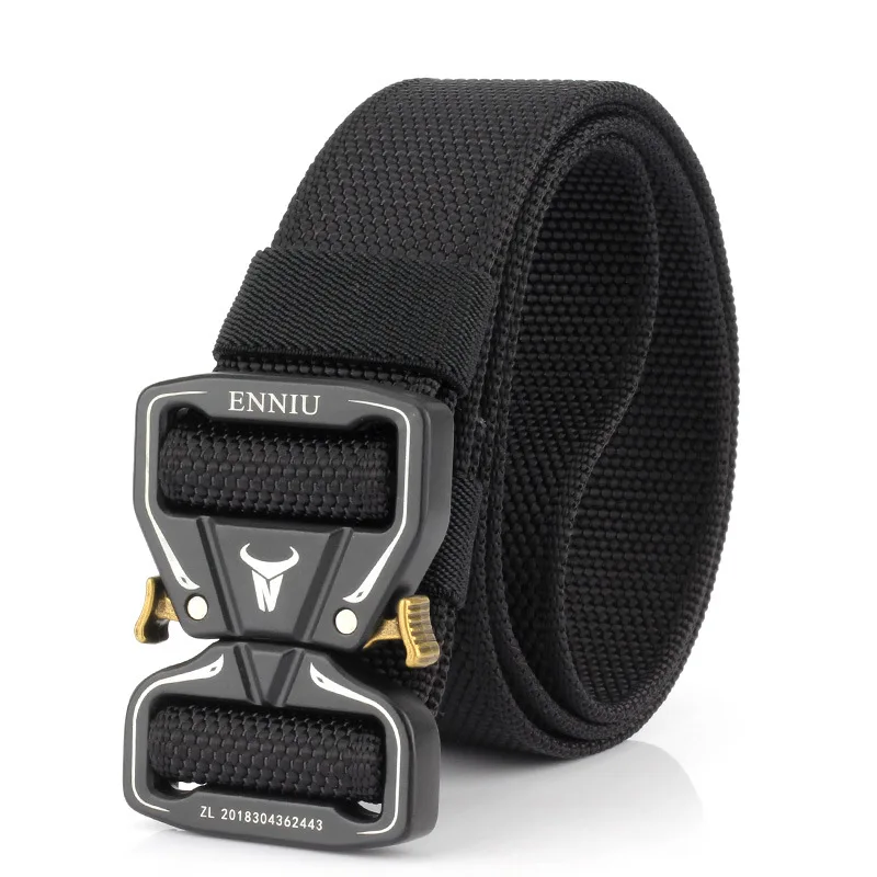 Тактический военный пояс армейский нейлоновый ремень сверхмощный металлический