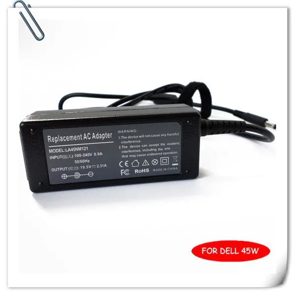 

19.5V 2.31A 45W Laptop Ac Adapter Battery Charger for Dell Ultrabook XPS 12 13 13D Power Supply Cord carregador notebook caderno