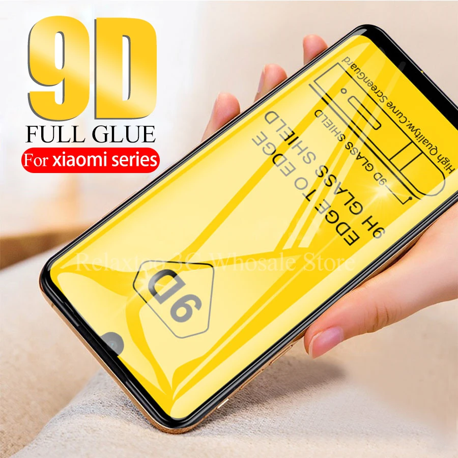 Изогнутое защитное стекло 9D для xiaomi mi 9 t pocophone F1 закаленное pro Xiomi 8 a2 lite 6x
