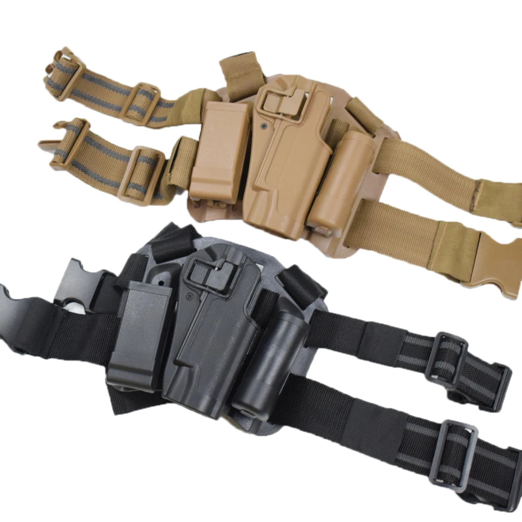 Тактический Бедро Пистолет Кобура Правая рука открытый охотничий Падение Ноги