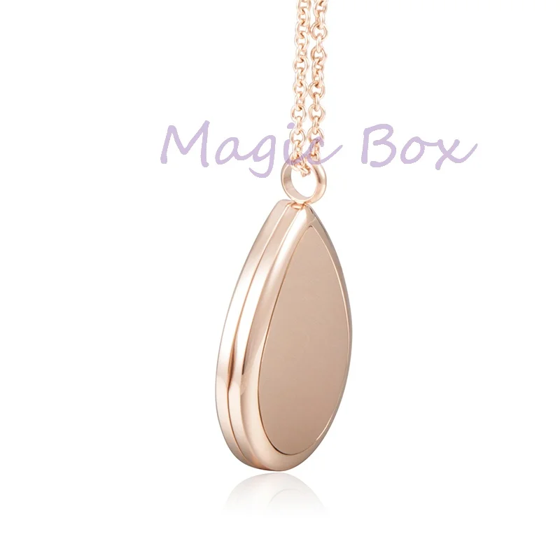 Подвеска в виде капли воды|locket pendant stainless steel|pendant steellocket |