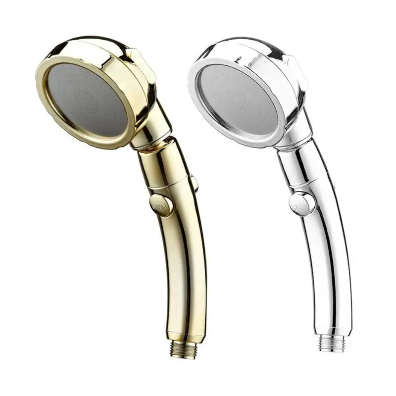 Регулируемая водосберегающая душевая головка 360 градусов вращающаяся 3 режима