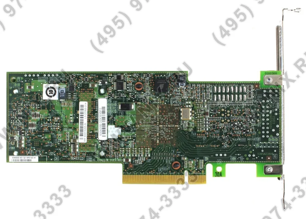 Карта контроллера RaidStorage Avago LSI MegaRAID SAS 9265-8i LSI00277 8 портов 1 ГБ кэш-памяти RAID0.1.5.6 SFF8087 6