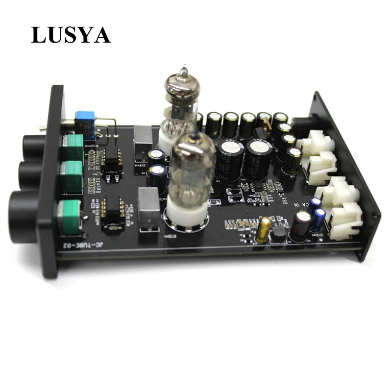 Lusya JC TUBE02 6J1 ламповый усилитель плата JRC5532 tone preamp Tone effect T0690|Усилители мощности| |