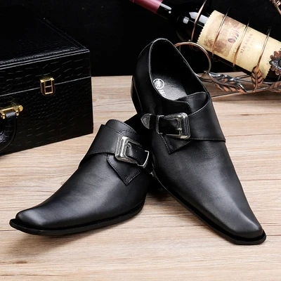 

Tip business Casual shoes Fashion Buckle Low help Men's shoes Shoes Summer Leather Breathable Oxford shoes