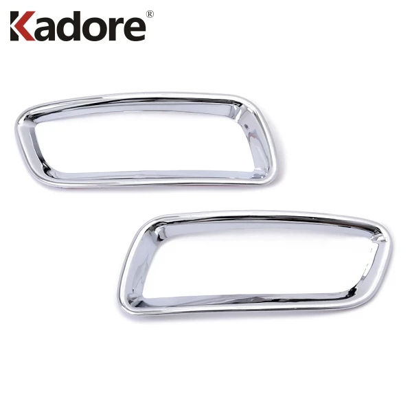 Для RENAULT KOLEOS 2008 2009 2010 хромированные передние задние противотуманные фары Чехлы для ламп покрытие автомобиля Стайлинг Авто внешние аксессуары