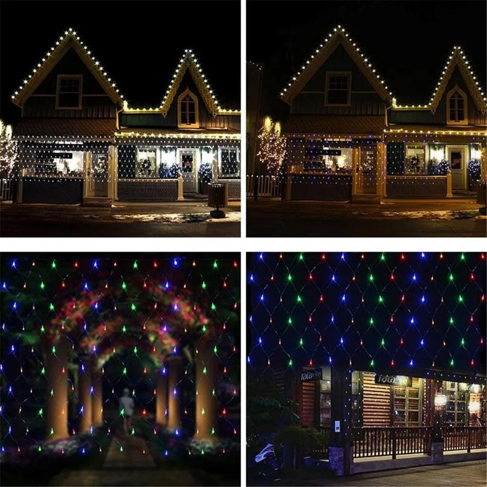 Гирлянда с 200 светодиодами 3 м x 2 м|led lighting outdoor lighting|christmas lights for homelight string |