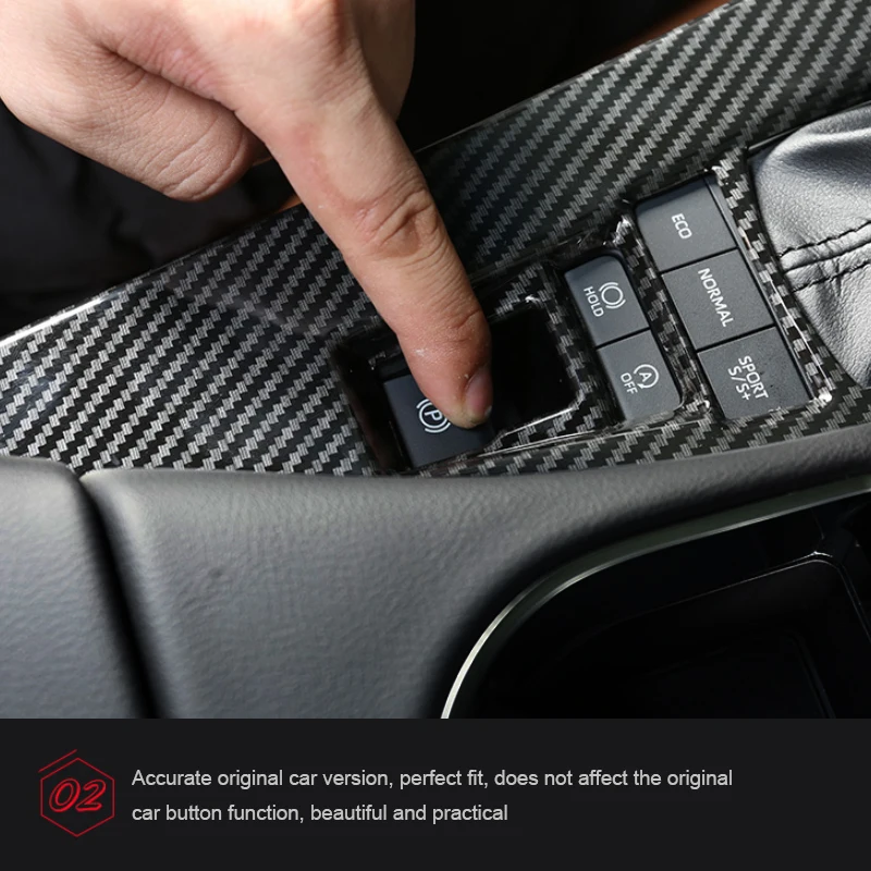 

QCBXYYXH ABS Gear Box Decorative Frame Sequins For Toyota Avalon XX50 2019-Present Car Accessories Decoration Sequins