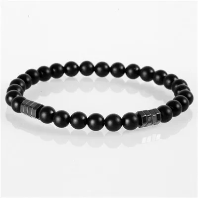 Style G Mcllroy, очаровательный мужской браслет из бисера, модные простые классические браслеты с бусинами из натурального камня и браслеты для женщин и мужчин, ювелирные изделия, pulsera - Окраска металла: Style G