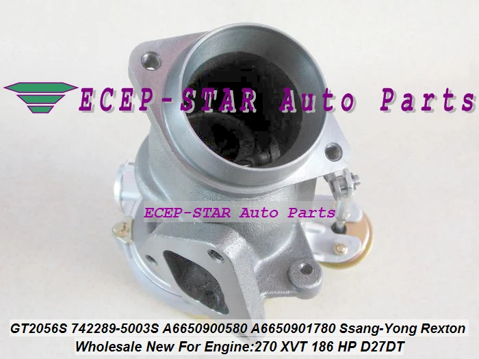 GT2056S 742289 742289-5001S 742289-0003 742289-0002 Турбокомпрессор для Ssang Yong Rexton Rodius 2005-270 XVT D27DT |