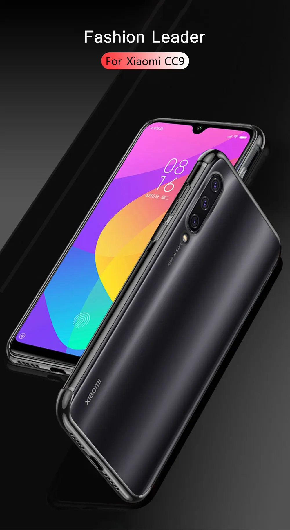 Чехол Raugee для Xiaomi mi 9 Lite, роскошный бампер, прозрачный мягкий чехол из ТПУ для Xiao mi CC9 Global mi A3 mi 9 Pro 5G, чехол