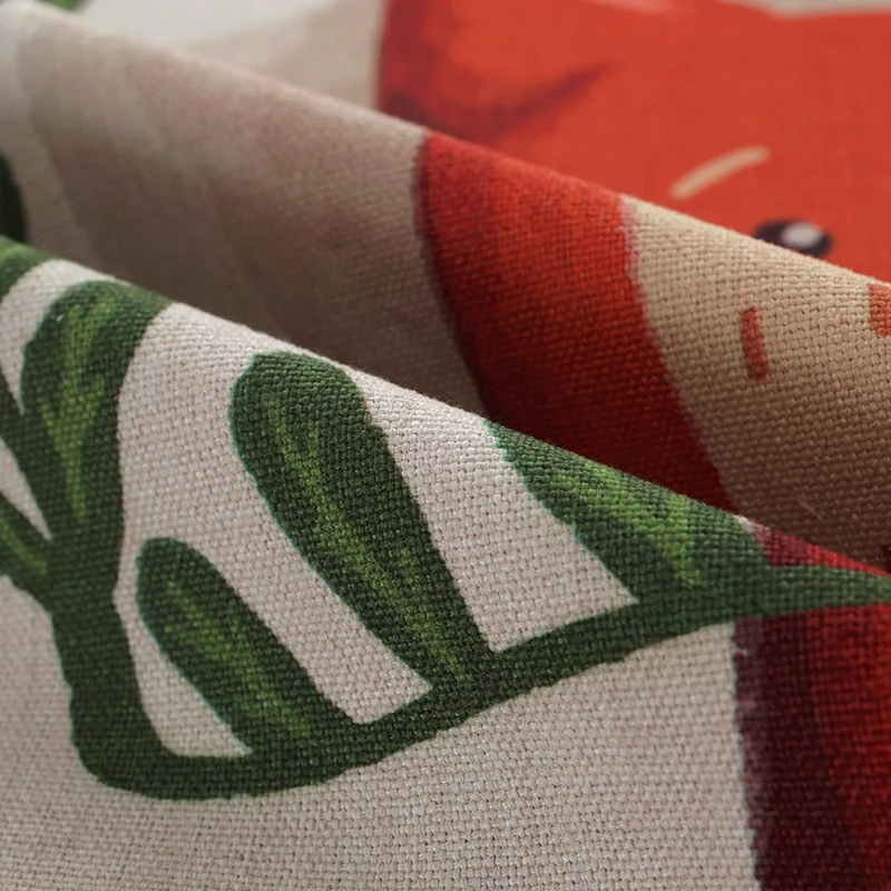 Милый мультяшный бумажный набор полотенец из хлопка и льна мешок для бумажная