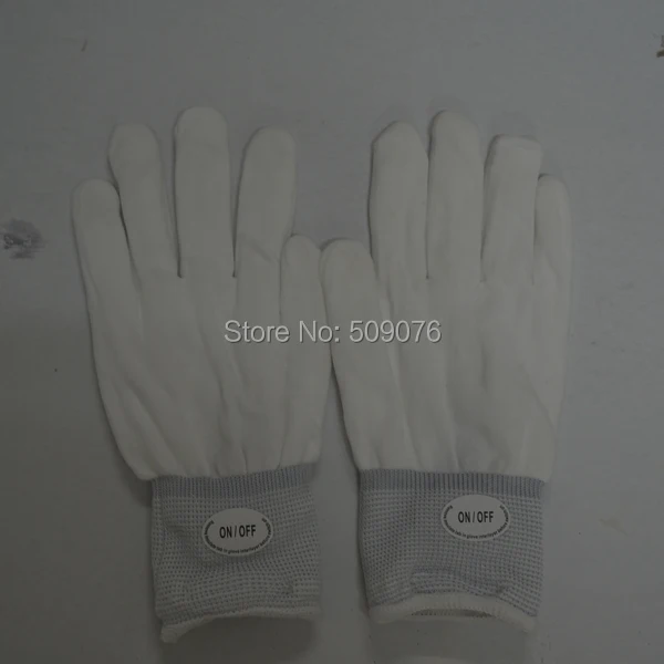 

100pcs/50pairs black LED Flash Gloves Colorful Flash Finger Light Glove Christmas Halloween Party Decoration Novelty Toys