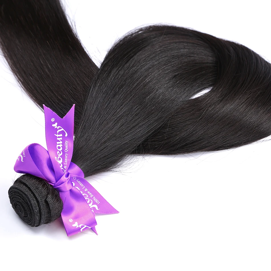 Rosa beauty, 8-28, 30, 40 дюймов, натуральный цвет, бразильские волосы, вплетаемые, 1, 3, 4 пряди, прямые,, Remy человеческие волосы для наращивания, уток