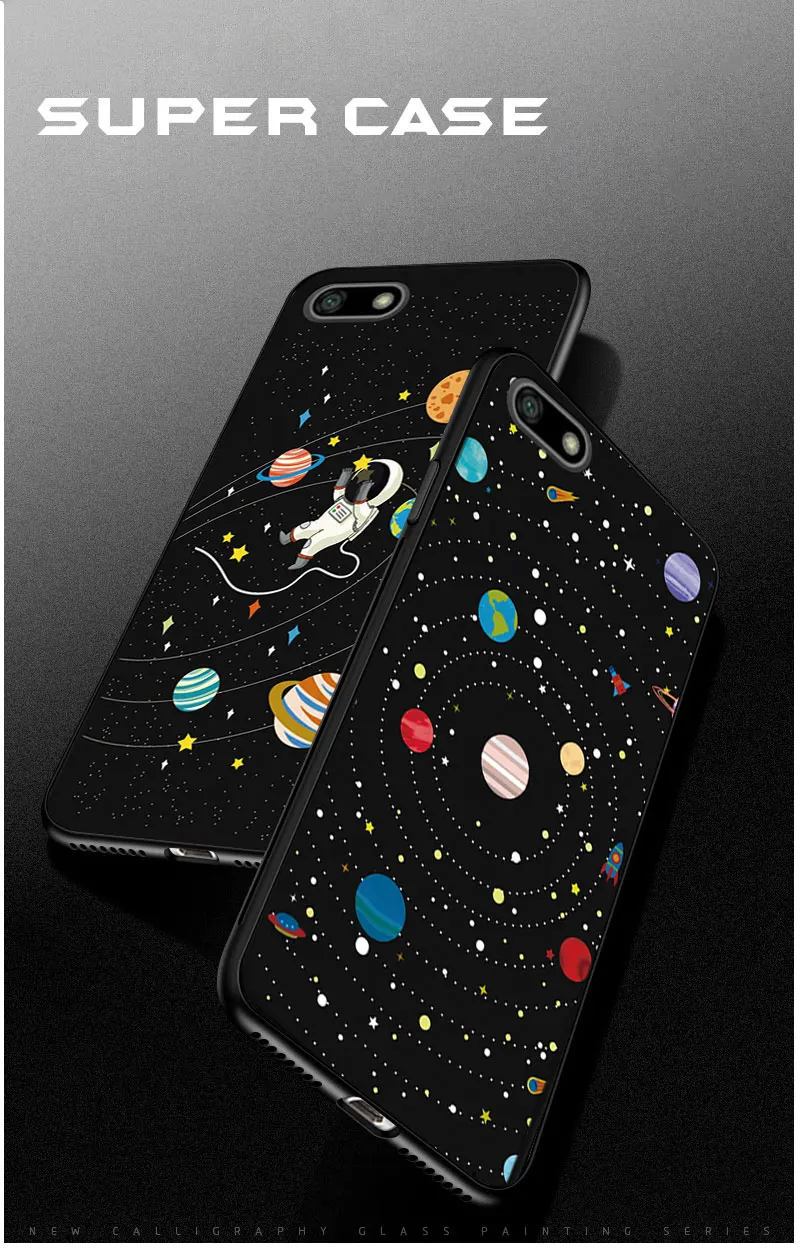 YOUVEI Case For Coque Huawei Y5 Y6 Y5 Y6 Y9 Case Soft TPU Back Cover For Huawei Y5 Y6 Y7 Y9 Prime Phone Case