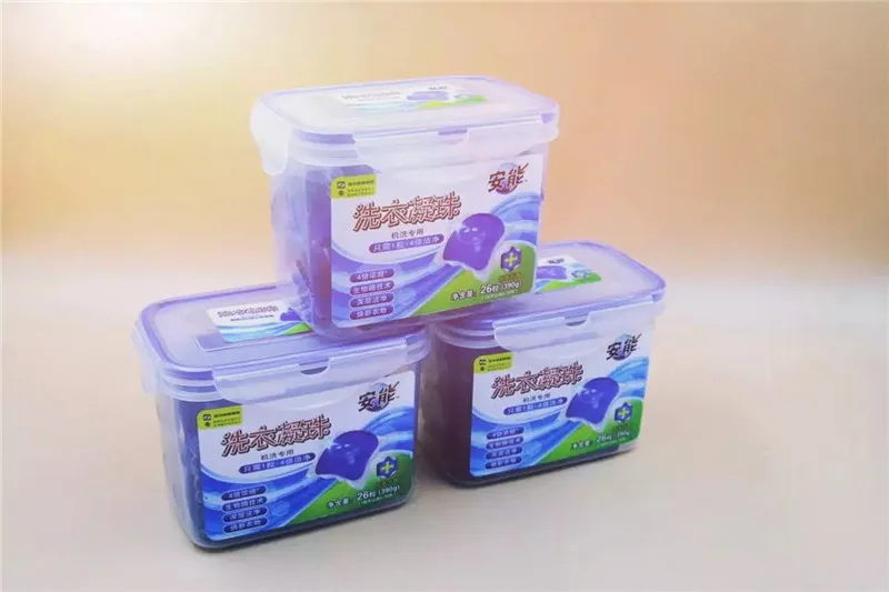 26 шт./компл. НОВЫЙ Прачечная Капсула Blue Pod Бытовые Чистящие Химикаты для