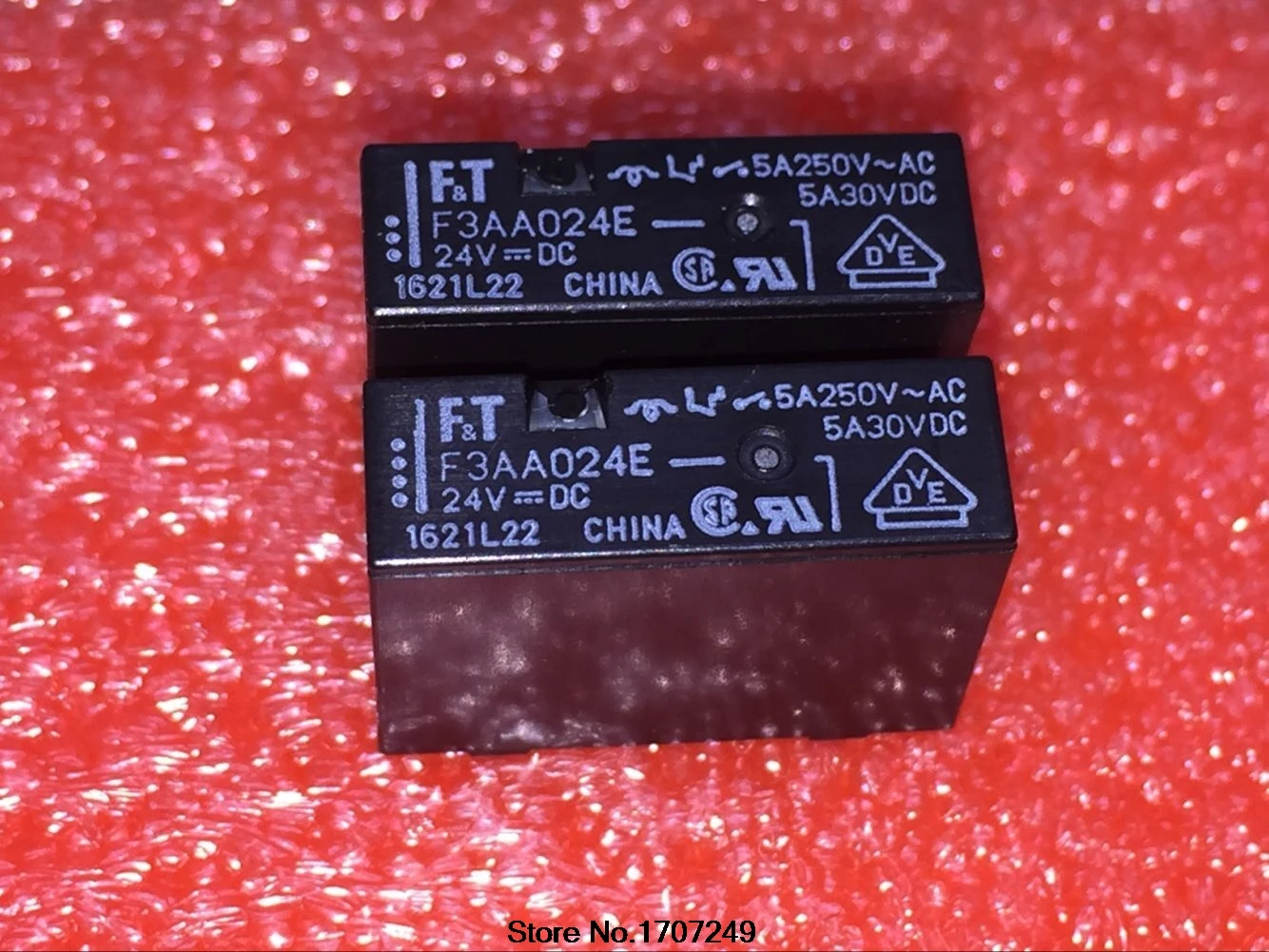 

Free Shipping 100% new original relay 10pcs F3AA024E 24V 4PIN 5A 250VAC