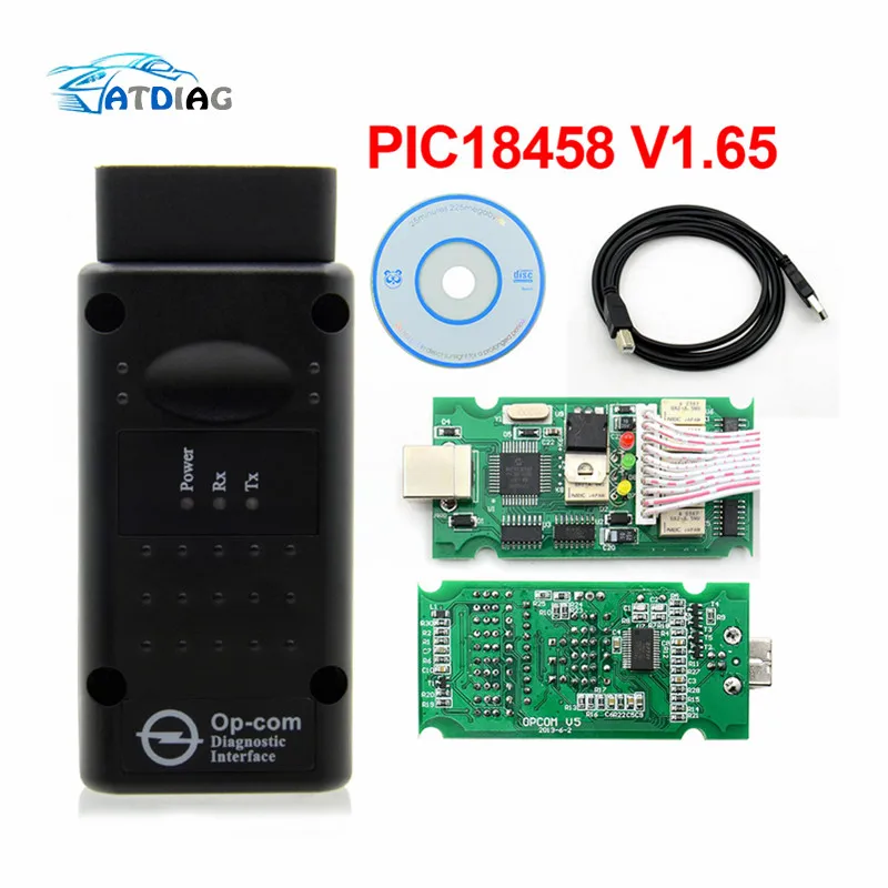 opcom v1.65 OPCOM 1,99 1,95 1,78 1,70 1,65 OBD2 CAN-BUS считыватель кода для Opel OP COM OP-COM диагностический PIC18F458 FTDI чип - Цвет: opcom v1.65
