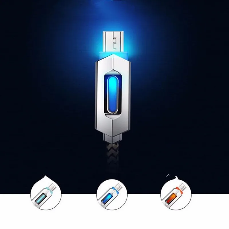 Высокая Скорость Smart Светодиодный Мощность Micro USB заряда синхронизации для Iphone 6 6s