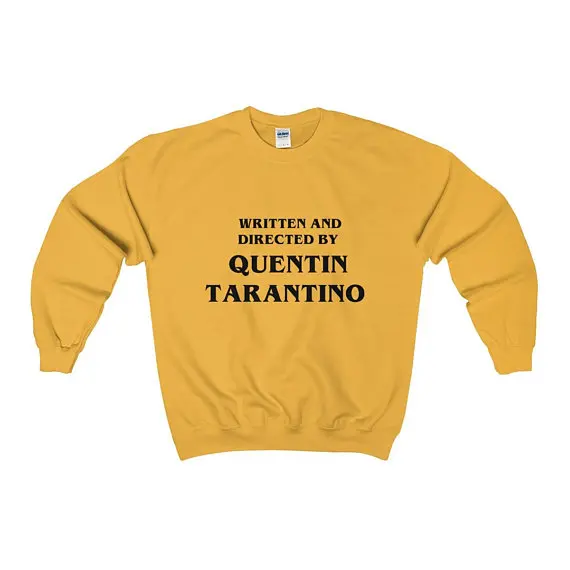 OKOUFEN QUENTIN TARANTINO толстовка модная повседневная с длинным рукавом осень зима пуловеры с буквенным принтом женские свитшоты Прямая поставка