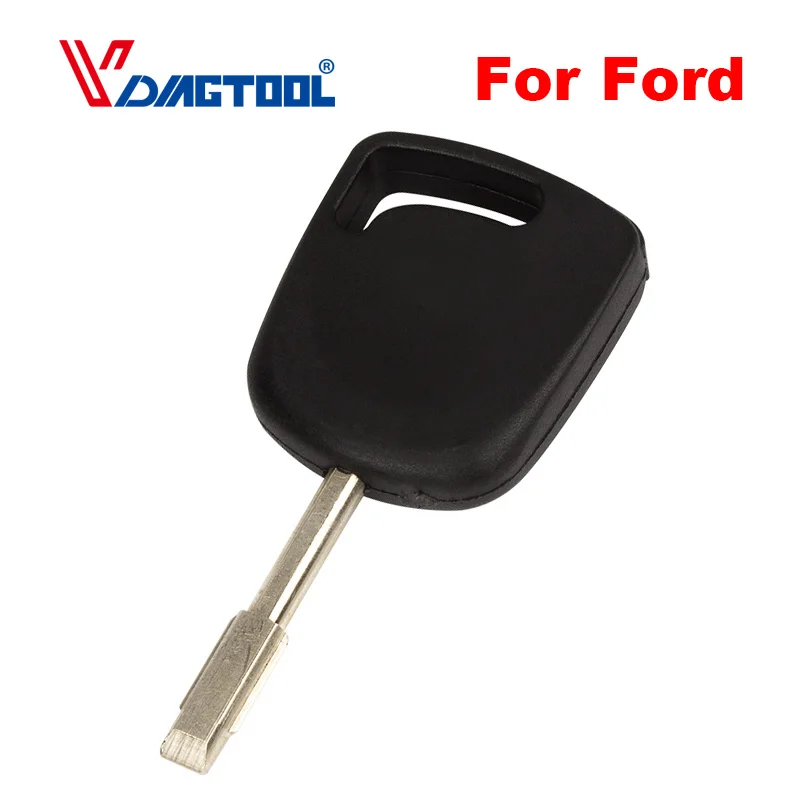 VDIAGTOOL Transponder Uncut пустой корпус ключа лезвия для Ford Focus Mondeo KA Jaguar XJ8 Transit Connect без